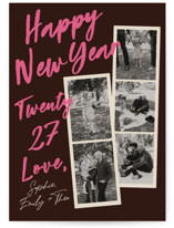 Photobooth New Year Photo Cards