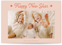 Peachy New Year Photo Cards