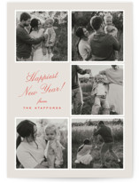 Tiled New Year Photo Cards
