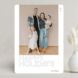Modern NY New Year Photo Cards