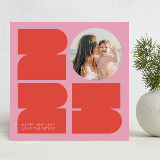 boxy New Year Photo Cards