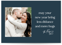 let there be hugs New Year Photo Cards