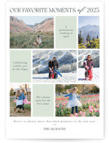 Favourite Moments New Year Photo Cards