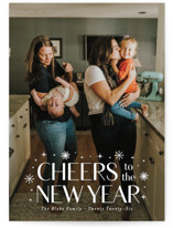 Effervescent New Year Photo Cards