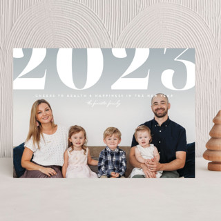 Bold Type New Year Photo Cards