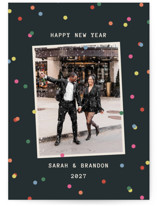 Confetti Moment New Year Photo Cards