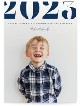 Bold Type New Year Photo Cards