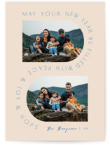 Winding New Year Photo Cards