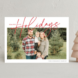 Merry Minimalist New Year Photo Cards