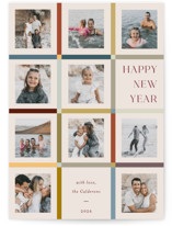 a year of colors New Year Photo Cards