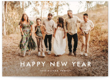 First New Year Photo Cards