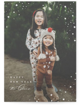 Star Spangled New Year Photo Cards