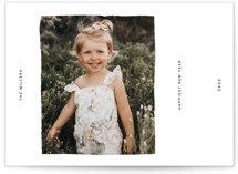 restrained New Year Photo Cards