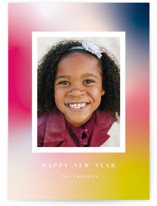 Glowy new year New Year Photo Cards