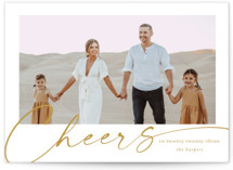 yearly cheers New Year Photo Cards