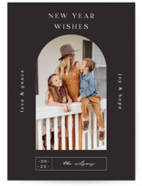 Doorway. New Year Photo Cards