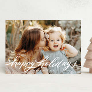 Fresh Fallen Snow New Year Photo Cards
