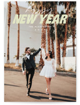 Bold and Festive New Year Photo Cards