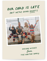 Late but Great New Year Photo Cards