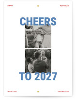 Bold Little Bold New Year Photo Cards