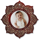 gentle greenery Holiday Ornament Cards