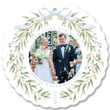 First Christmas Wreath Holiday Ornament Cards