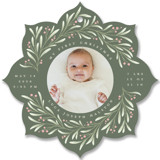 Merry & New Holiday Ornament Cards