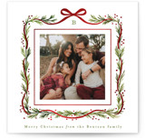 Foil-Pressed Holiday Photo Mount Cards