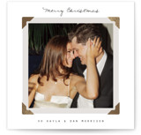 Album View Foil-Pressed Holiday Photo Mount Cards