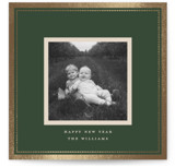 Christmas Keepsake Foil-Pressed Holiday Photo Mount Cards