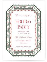 festive framework Holiday Party Invitations