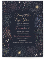 Fireworks Holiday Party Invitations