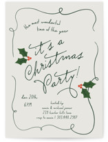 Festive Holiday Party Invitations