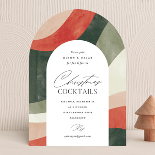 Bright Forms Holiday Party Invitations