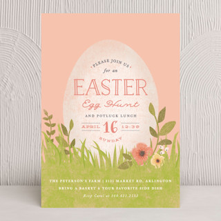 spring egg Holiday Party Invitations