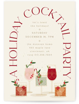 Holiday Spirits Holiday Party Invitations