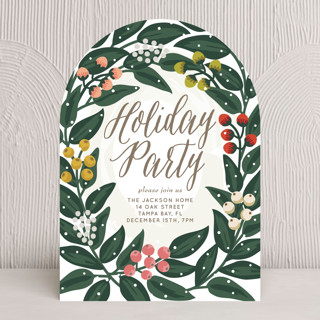 Cheers to the Holidays Holiday Party Invitations