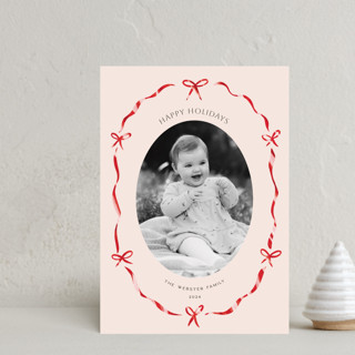 Little Bows & Ribbon Holiday Postcards