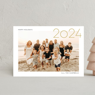 golden 2024 Holiday Postcards