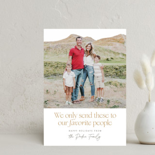 Favorite People Holiday Postcards