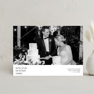 new last name Holiday Postcards