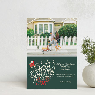Santa Stop Holiday Postcards