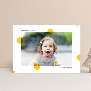 Sunshine Polka Dots Holiday Postcards