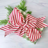 Candy Cane Holiday Cotton Ribbon Holiday Ribbons and Bows