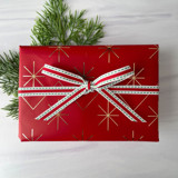 3/8" Red and Green Stitch Holiday Ribbon Holiday Ribbons and Bows