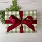 Burgundy 3/4" x 15 ft Holiday Ribbon Holiday Ribbons and Bows