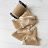 2" Silk Velvet Ribbon - Husk Holiday Ribbons and Bows