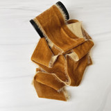 2" Silk Velvet Ribbon - Goldenrod Holiday Ribbons and Bows