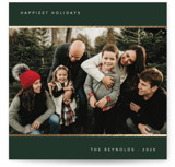 minimal lines Foil-Pressed Square Holiday Cards