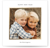MInimal Frame Foil-Pressed Square Holiday Cards